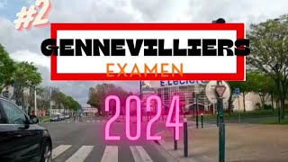 2 PARCOURS DEXAMEN DU PERMIS B 🚦 🚗 🚦 GENNEVILLIERS [upl. by Agrippina]