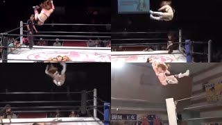 KAIRI Sane  KAIRI HoJo   InSane Elbow  Elbow Drop  compilation [upl. by Faxun]