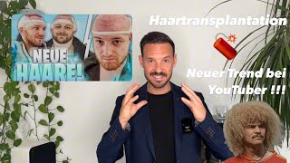 Haartransplantation gefährlicher Hype oder neuer Trend 📈 [upl. by Ettenaj]