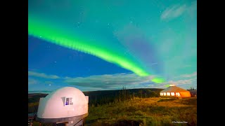 Aurora Borealis near Fairbanks Alaska [upl. by Meekahs]