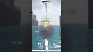 Monster submarine 😱⚠️ ship ￼ battleship fighterjet gaming warships militaryaircraft gameplay [upl. by Mordecai139]