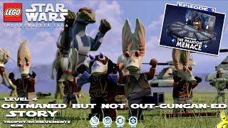 Lego Star Wars The Skywalker Saga Lvl 4 Outmanned but not OutGunganed STORY  HTG [upl. by Lesko]