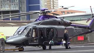 AW139 GDVIO  London Battersea Heliport [upl. by Laverna]