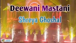 Deewani Mastani live performance  Shreya Ghoshal  Bajirao Mastani  Shreya Ghoshal Live in Dallas [upl. by Ahsito790]