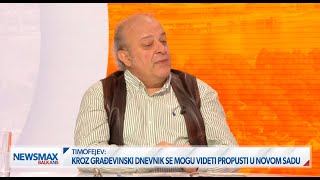 Novinar Aleksandar Timofejev o nesreći u Novom Sadu ostavkama i hapšenjima [upl. by Hulbert]