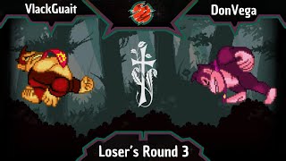 SSF2 Dead Zone Tournament  Losers Round 3  VlackGuait Donkey Kong Vs DonVega Donkey Kong [upl. by Bohun831]