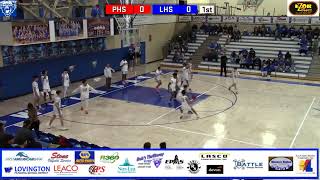 Lovington Basketball vs Portales [upl. by Hanahsuar595]