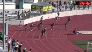 2014 Track  Wildcat Relays  Varsity Girls 4x100 Heat 1 [upl. by Joanie697]