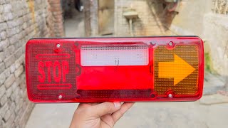 4 chamber Back Light ​⁠STOPARROW Tail Lamp Apledfoglamp truck truckaccessories bus backlight [upl. by Alexandria]