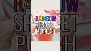 Rainbow Sherbet Punch recipe food punchrecipes punch sherbetpunch [upl. by Dasha73]