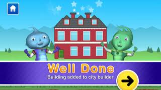 Cbeebies NINA AND THE NEURONS Create your own City  Kids Online Gameplay 2018 [upl. by Hoopes]