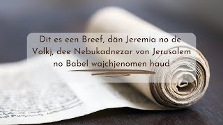 Jeremia Sien Breef todee Jefangne  Pastor Diedrich Harms [upl. by Anoved]