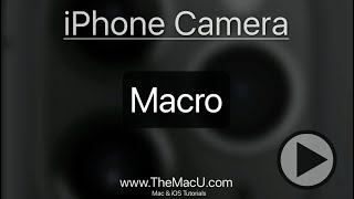 How to use Macro mode on iPhone 13 Pro [upl. by Yrogerg704]