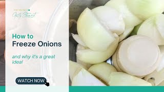 How to Freeze Onions and Why its a Great Idea [upl. by Esbenshade]