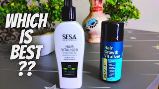 sesa hair vitaliser vs ustraa hair growth vitalizer which is best for your hair growth sesahairoil [upl. by February523]