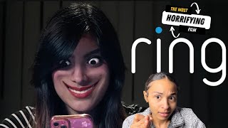 KNOCK KNOCK WHOS THERE I RING CAMERA SHORT FILM REACTION [upl. by Niletak]