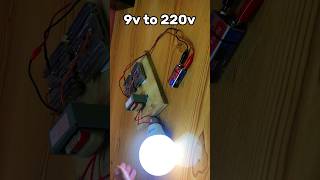 9v to 220v inverter circuit  Dc to Ac inverter [upl. by Amalberga]