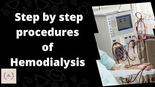 Step by step procedures of hemodialysis Washing priming and connecting procedures of hemodialysis [upl. by Anizor503]