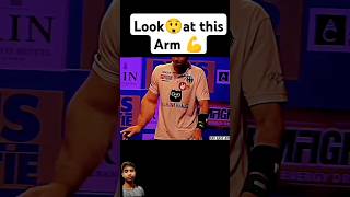 Only🤯one hand Powerful 💪 Arm look👁️at this armarmwrestling shorts total [upl. by Prebo]