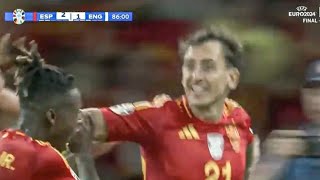 Oyarzabal Winning Goal Vs England  Spain Vs England Highlights  Euro 2024 Final [upl. by Nednal]