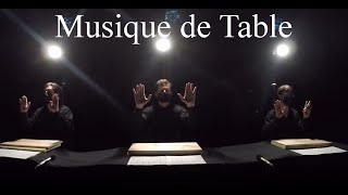 Table Music by Thierry de Mey  performance and lecture presentation [upl. by Stedmann780]