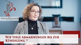 Wie viele Abmahnungen bis zur Kündigung  Arbeitsrecht  Arbeitnehmer  Die Kündigungsschutzkanzlei [upl. by Tila]