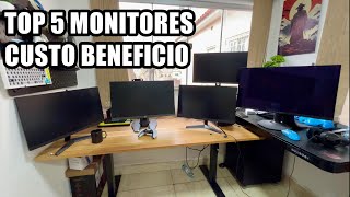 Top 5 Melhores Monitores BOM e BARATO em 2024 [upl. by Akineg]