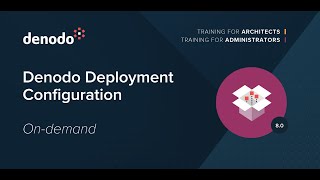 Denodo Deployment Configuration Course Overview [upl. by Nosle]