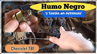 Humo Negro Tarda en Arrancar Chevrolet TBI Silverado Suburban S10 Blazer [upl. by Lazor]