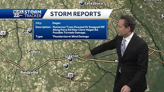 NWS 2nd tornado confirmed in Southeast Georgia [upl. by Dianuj758]