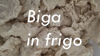 Biga Fredda Come gestire la biga a freddo in frigo Impasto a mano biga [upl. by Helene]