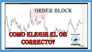 Order Block como elegir el correcto y como funciona 4 Smart Money [upl. by Nirual]