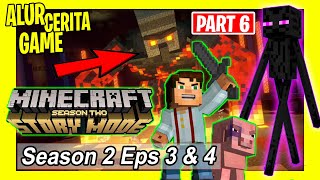 MINECRAFT STORY MODE PART 6 of 7 MELAWAN ENDERMAN DAN GOLEM RAKSASA [upl. by Ariadne]