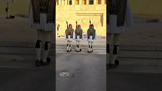 The Evzones Athens Greece 🇬🇷 change of the Guard 💂‍♀️ full Ceremony UNCUT Greek guardiantales [upl. by Lail]