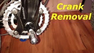 How to Crank Removal amp Installation on bike  Demontáž Klik kola [upl. by Unhsiv]