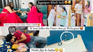 PRERNA KE GHAR DONO HI BHT DINO BAAD GAYE’HOLI KHELI FR😍’JIJU KYU GUSSA HOGYE😳’SAAFSAFAI🧹🧽 [upl. by Nofpets]