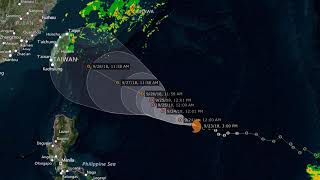 People in Taiwan please prepare and take cover immediately This Category 4 storm is a monster Trami [upl. by Kerwin]