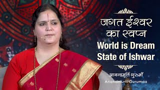 जगत ईश्वर का स्वप्न  World is Dream State of Ishwar  Anandmurti Gurumaa with English Subtitles [upl. by Ahsinoj]