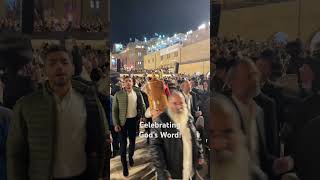 Simchat Torah Dancing at the Western Wall [upl. by Rakabuba]