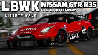 LB Silhouette Nissan GTR R35 LIvery  Car Parking Multiplayer [upl. by Dougal]