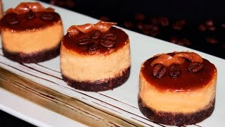 Caramel Mini Cheesecakes Recipe  Cheesecake Cupcakes ♥ Tasty Cooking [upl. by Neerbas]