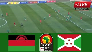 🔴Malawi vs Burundi  Africa Cup of Nations Qualifiers  LIVE Match Streaming [upl. by Chancellor]