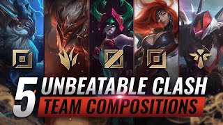 5 UNBEATABLE Team Compositions For CLASH YOU MUST ABUSE  League of Legends Season 10 [upl. by Lladnew]