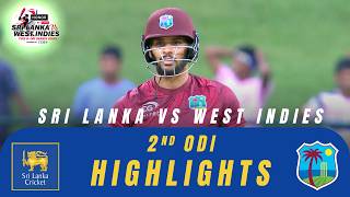 2nd ODI  Highlights  West Indies Tour Of Sri Lanka  23rd October 2024 [upl. by Ahsilrak]