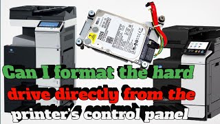 How to Reset and Format the Hard Drive in Konica Minolta Printers [upl. by Etessil542]