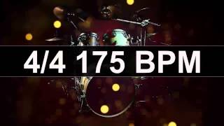 🔴 Drums Metronome 175 BPM [upl. by Itteb343]