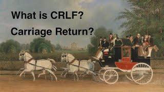 What is CRLF Carriage Return [upl. by Aketahs]