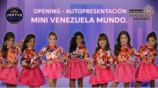 OPENING  AUTOPRESENTACIÓN  MINI VENEZUELA MUNDO PARTE 1 [upl. by Hgielrebma]