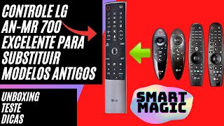 CONTROLE LG SMART MAGIC ANMR 700  UNBOXING E ANÁLISE [upl. by Thilde]