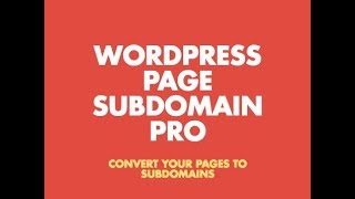 Setup WordPress Page Subdomain on Single Installation  Wildcard Setup [upl. by Kakalina941]